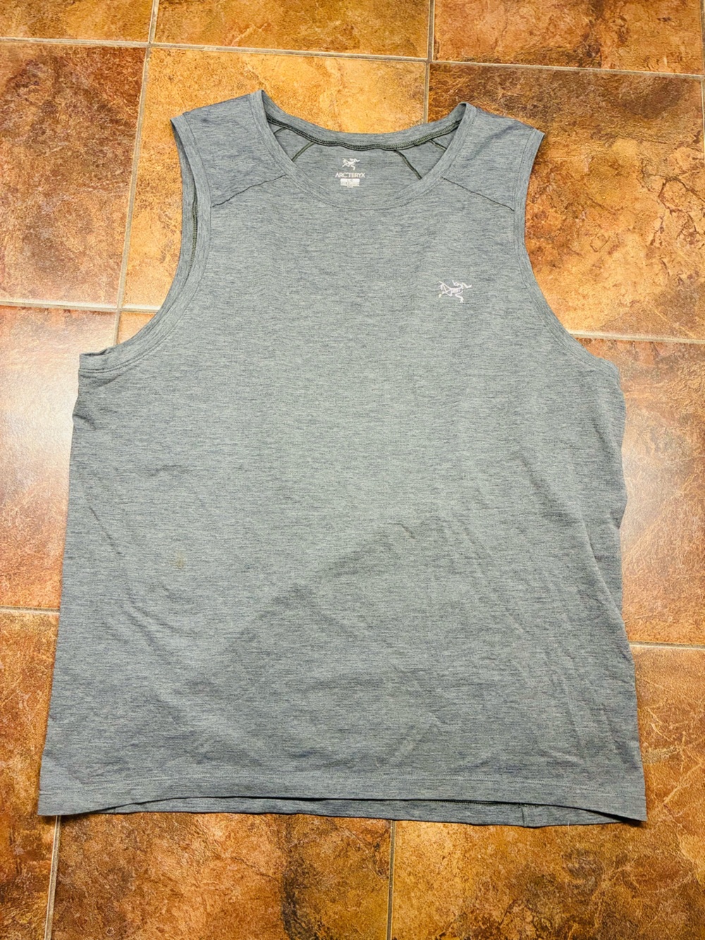 Arc'teryx Men's Heather Gray Sleeveless Training Tank